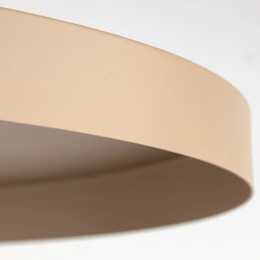 Lampadari Cucina-Selezionato da Mazzolaluce Lampadario a sospensione piatto 40 cm sabbia mattone per tavolo da pranzo