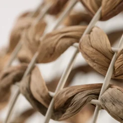 Lampadario Camera Da Letto-Selezionato da Mazzolaluce Lampadario a sospensione sfera di rattan e giacinto essiccato per camera da letto