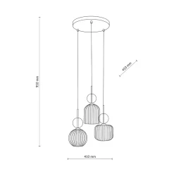 Lampadari Moderni-Selezionato da Mazzolaluce Lampadario a sospensioni per soggiorno