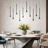 Lampadari Moderni-Fabas Luce Lampadario a sospensioni susa nero 10 luci per sala da pranzo fabas