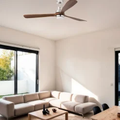 Ventilatori Da Soffitto-Selezionato da Mazzolaluce Lampadario a ventilatore con luce da soffitto 28mq pale in legno