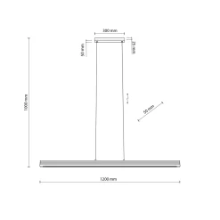 Lampadari Moderni-Selezionato da Mazzolaluce Lampadario barra di legno a sospensione per tavolo sala da pranzo