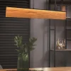 Lampadari Moderni-Selezionato da Mazzolaluce Lampadario barra di legno per tavolo sala da pranzo touch dimmer