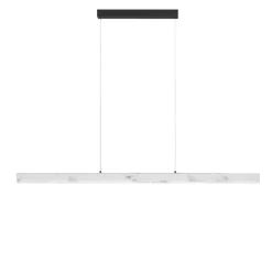 Lampadari Cucina-Selezionato da Mazzolaluce Lampadario barra di pietra effetto alabastro bianco per isola cucina