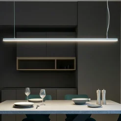 Lampadari Moderni-Perenz Illuminazione Lampadario barra led 35w cct bianco per tavolo da pranzo link perenz