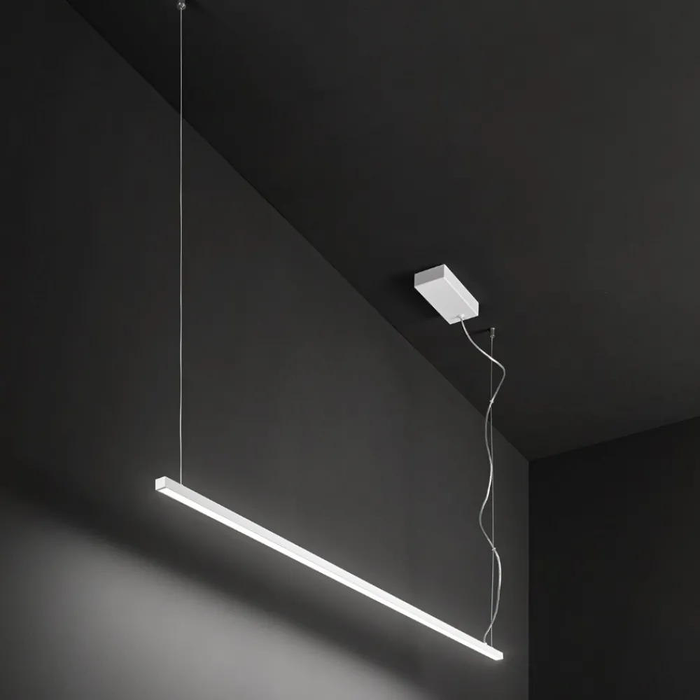 Lampadari Moderni-Perenz Illuminazione Lampadario barra led 35w cct bianco per tavolo da pranzo link perenz