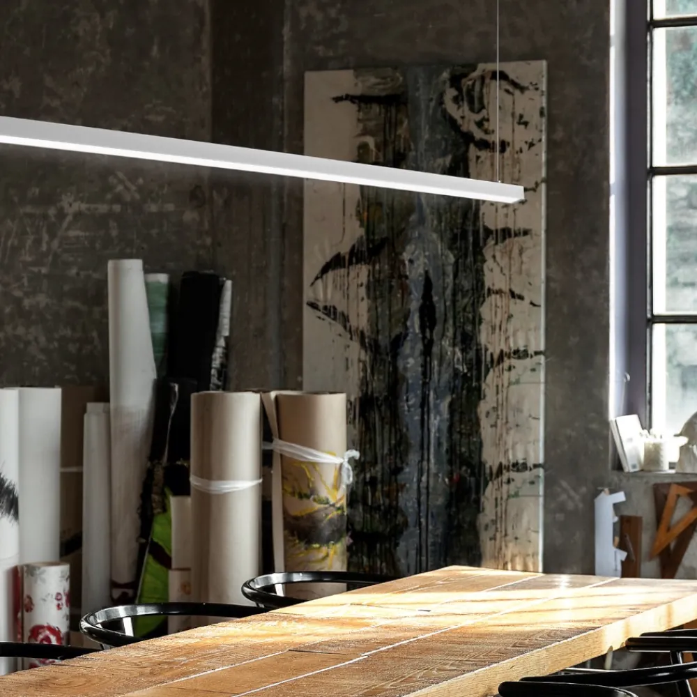 Lampadari Moderni-Perenz Illuminazione Lampadario barra led 35w cct bianco per tavolo da pranzo link perenz