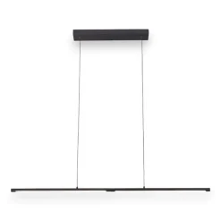 Lampadari Moderni-Selezionato da Mazzolaluce Lampadario barra sottile moderno nero led 21w 3000k