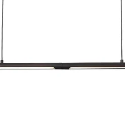 Lampadari Moderni-Selezionato da Mazzolaluce Lampadario barra sottile moderno nero led 21w 3000k
