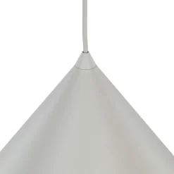 Lampadari Cucina-Selezionato da Mazzolaluce Lampadario beige cono di metallo 50cm per cucina