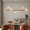 Lampadari Moderni-Selezionato da Mazzolaluce lampadario bello particolare design moderno vetri cognac per soggiorno