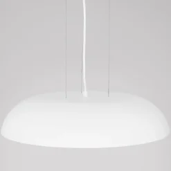 Lampadari Cucina-Selezionato da Mazzolaluce Lampadario bianco cupola led 25w 3000k per tavolo sala da pranzo