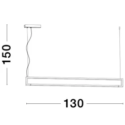 Lampadari Cucina-Selezionato da Mazzolaluce Lampadario bianco luce girevole per isola cucina moderna