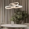 Lampadari Cucina-Selezionato da Mazzolaluce Lampadario bianco per cucina moderna led 47w 2700k-3000k-4000k