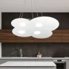Lampadari Cucina-Top Light Lampadario bianco per cucina moderna toplight cloud