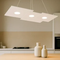 Lampadari Cucina-Top Light Lampadario bianco per sal da pranzo moderna plate