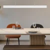 Lampadari Moderni-Perenz Illuminazione Lampadario bianco per tavolo da pranzo rettangolare kante perenz