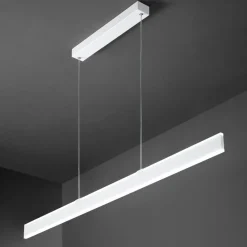 Lampadari Moderni-Perenz Illuminazione Lampadario bianco per tavolo da pranzo rettangolare kante perenz
