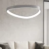 Lampadari Moderni-Vivida International Lampadario bianco vivida lifering led 48w 3000k 4000k per soggiorno moderno dimmerabile