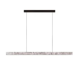 Lampadari Cucina-Selezionato da Mazzolaluce Lampadario bilancere orizzontale in pietra di marmo per isola cucina