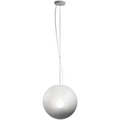 Lampadari Moderni-Perenz Illuminazione Lampadario boccia sfera di vetro 30cm bianco sfumato perenz moon