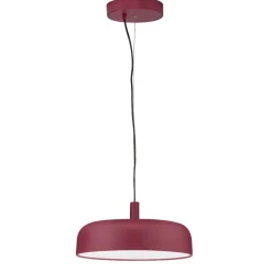 Lampadari Cucina-Selezionato da Mazzolaluce Lampadario bordeaux cupola per tavolo da cucina led 27w 3000k