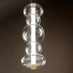 Lampadari Moderni-Perenz Illuminazione Lampadario bubbles perenz led 38w 3000k per soggiorno moderno