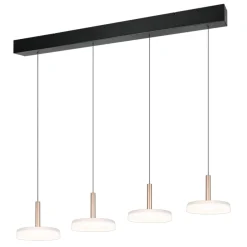 Lampadari Moderni-Selezionato da Mazzolaluce Lampadario caffe per tavolo sala da pranzo vetri bianchi