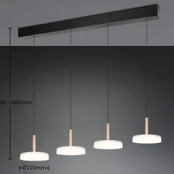 Lampadari Moderni-Selezionato da Mazzolaluce Lampadario caffe per tavolo sala da pranzo vetri bianchi