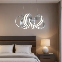 Lampadario Camera Da Letto-Selezionato da Mazzolaluce Lampadario camera da letto led 38w 3000k dimmerabile