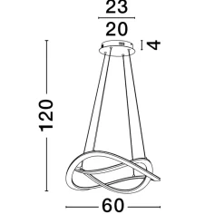 Lampadario Camera Da Letto-Selezionato da Mazzolaluce Lampadario camera da letto led 3000k