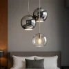 Lampadario Camera Da Letto-Top Light Lampadario camera da letto tre luci cromo trasparente
