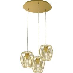 Lampadari Moderni-Fabas Luce Lampadario camp bianco sospensioni per soggiorno moderno