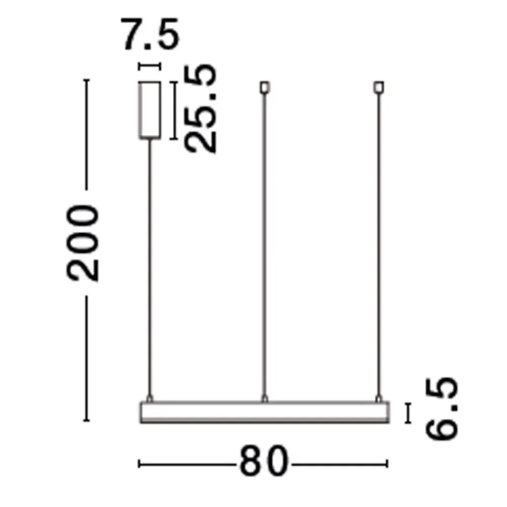 Lampadari Moderni-Selezionato da Mazzolaluce Lampadario cerchio bianco 80cm led 50w 2700k a 6000k dimmerabile