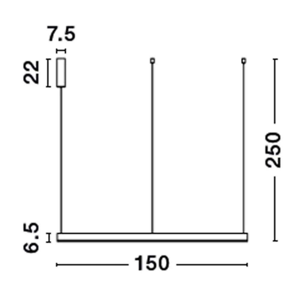 Lampadari Moderni-Selezionato da Mazzolaluce Lampadario cerchio bianco 150cm led 80w 3000k dimmerabile