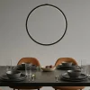 Lampadari Moderni-Selezionato da Mazzolaluce Lampadario cerchio 80cm nero led 48w 3000k