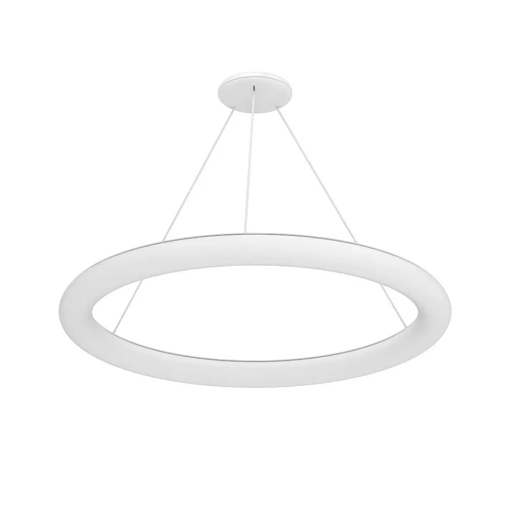 Lampadari Moderni-Linea Light Lampadario cerchio led 51w 3000k polo 96cm