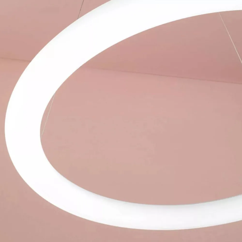 Lampadari Moderni-Linea Light Lampadario cerchio led 51w 3000k polo 96cm