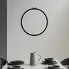 Lampadari Moderni-Selezionato da Mazzolaluce Lampadario cerchio moderno nero 40cm led 26w 3000k