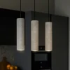 Lampadari Cucina-Selezionato da Mazzolaluce Lampadario cilindri di cemento per cucina