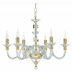 Lampadari Moderni-Ondaluce Lampadario classico per salotto classico lp gala sei bracci oro