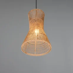 Lampadari Cucina-Selezionato da Mazzolaluce Lampadario clessidra per cucina 20 cm marrone naturale