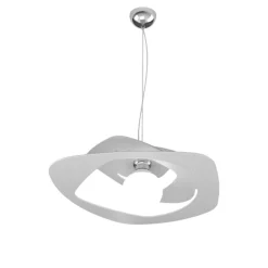 Lampadari Cucina-Top Light Lampadario 50cm per cucina moderna grigio warped