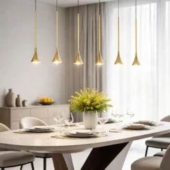 Lampadari Moderni-Fabas Luce Lampadario con lampade a sospensione moderne oro ottone susa