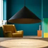 Lampade A Sospensione-Selezionato da Mazzolaluce Lampadario cono led dimmerabile nero a sospensione
