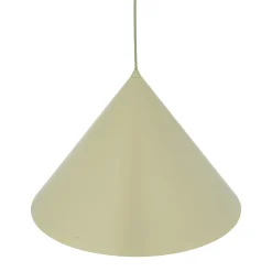 Lampadari Cucina-Selezionato da Mazzolaluce Lampadario cono verde 50 cm a sospensione di metallo per cucina moderna