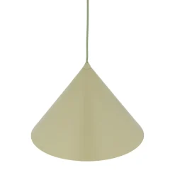 Lampade A Sospensione-Selezionato da Mazzolaluce Lampadario cono verde 33 cm di metallo per cucina