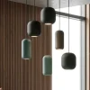Lampadari Moderni-Selezionato da Mazzolaluce Lampadario con pendenti a sospensione multicolor moderno per soggiorno