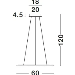 Lampadari Moderni-Selezionato da Mazzolaluce Lampadario contemporaneo led 3000k anelli con cristalli cromo
