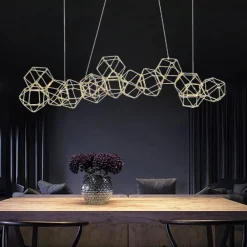 Lampadari Moderni-Selezionato da Mazzolaluce Lampadario costellazione per soggiorno moderno oro led 67w 3000k